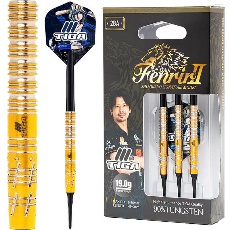 TIGA ティガダーツ フェンリル2 限定カラー版 岡野翔選手 11/22新商品情報 ☆ティガ 岡野翔選手 『Fenrir2 GOLD フェンリル2