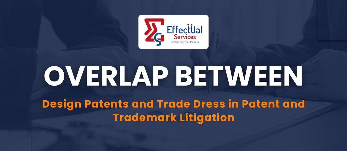 effectualIP's tweet image. Design patents protect aesthetics; trade dress protects the product’s look-and-feel that signals source together they shape litigation strategy and brand moat. 
Read More: effectualservices.com/article/overla…
#DesignPatents #TradeDress #IPLaw #Patent #Trademark