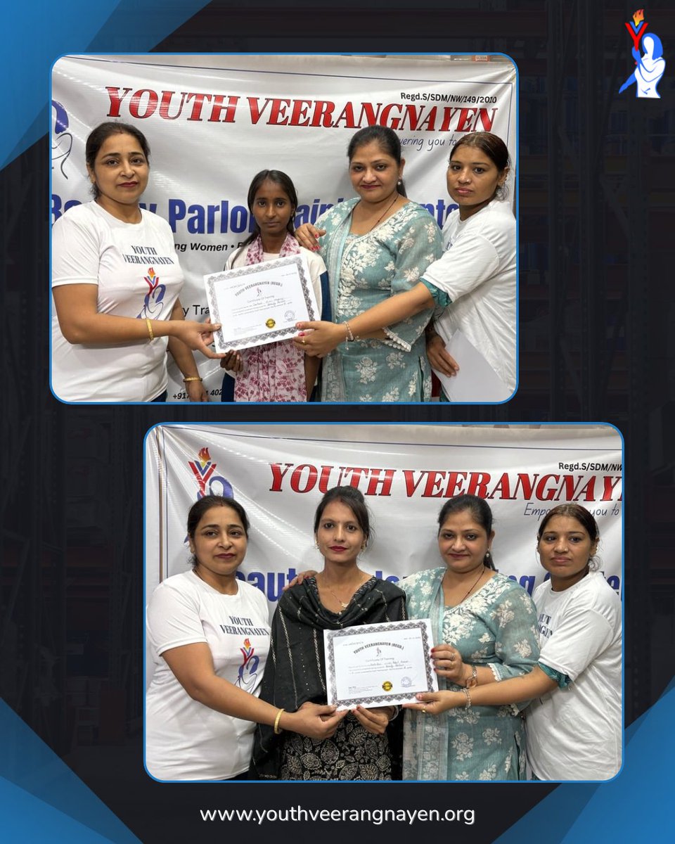 Yveerangnayen's tweet image. In Tohana, confidence bloomed with grace,
The Beauty Parlour batch celebrated new beginnings.
Each certificate a symbol of skill &amp;amp; success,
Empowering women, one skill at a time.
#YouthVeerangnayen #WomenEmpowerment #SkillDevelopment #ProudMoment #Confidence
#EmpoweringU
