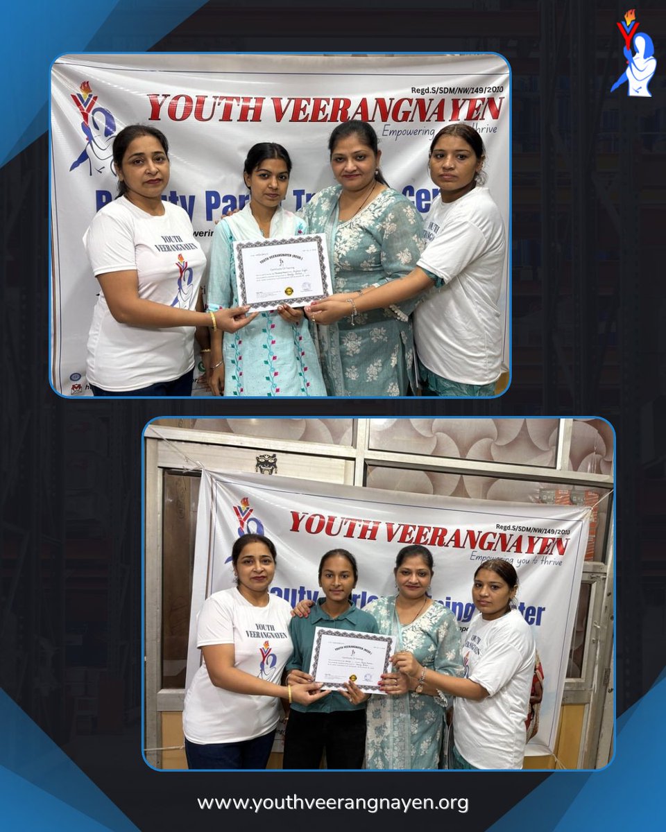 Yveerangnayen's tweet image. In Tohana, confidence bloomed with grace,
The Beauty Parlour batch celebrated new beginnings.
Each certificate a symbol of skill &amp;amp; success,
Empowering women, one skill at a time.
#YouthVeerangnayen #WomenEmpowerment #SkillDevelopment #ProudMoment #Confidence
#EmpoweringU