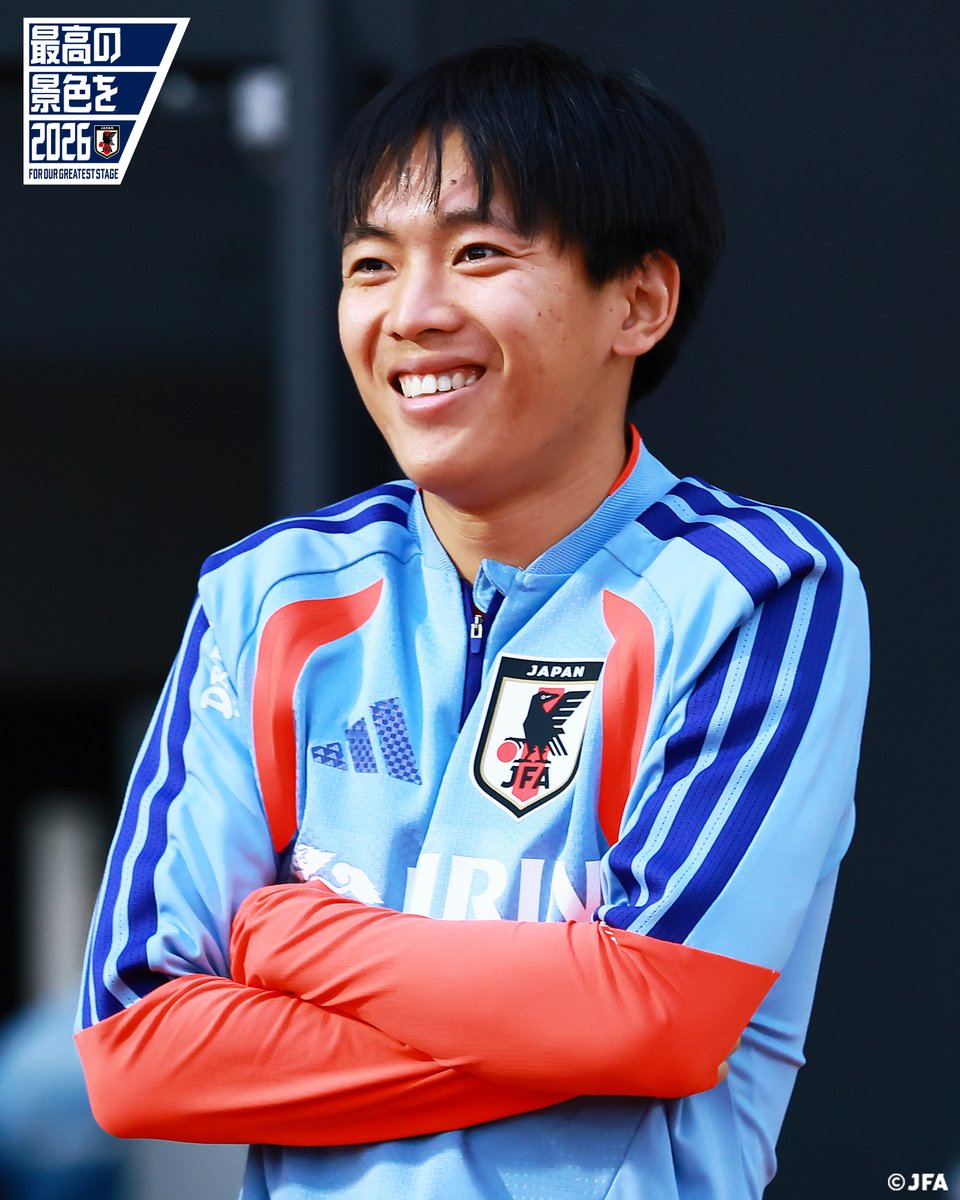 jfa_samuraiblue's tweet image. 🔹𝗦𝗔𝗠𝗨𝗥𝗔𝗜 𝗕𝗟𝗨𝗘🔹

🇯🇵初招集✨
#北野颯太 

#最高の景色を #SAMURAIBLUE 
#jfa #daihyo #サッカー日本代表