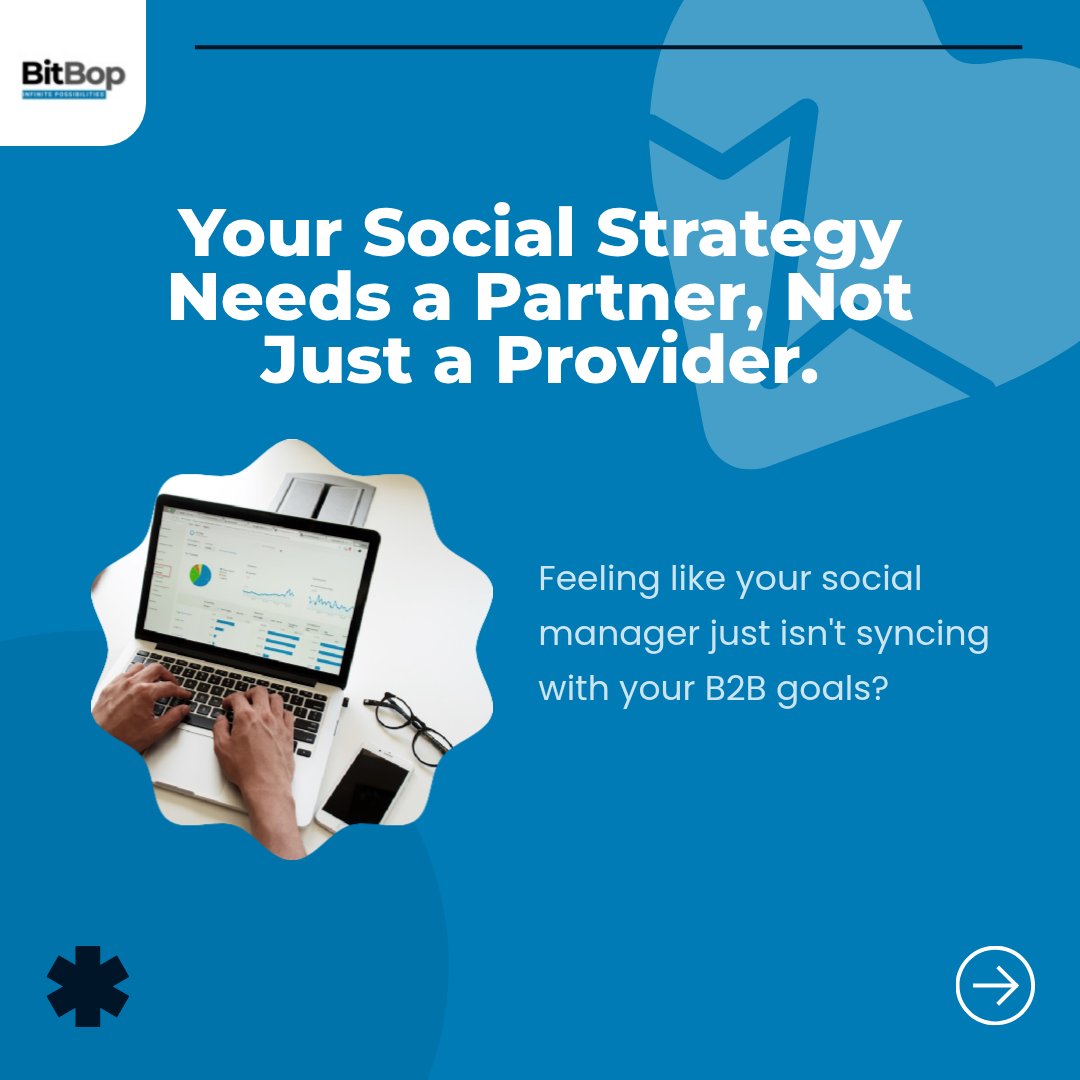 BitBopCo's tweet image. A social manager who actually becomes part of your team.
Vetted for B2B, trained on your voice, works with US teams.
Want us on your team? Contact us

Book a Free Consultation Now! ✨ bitbop.co/contact-us/  #B2BMarketers #socialmedia #contentops #marketingpartners