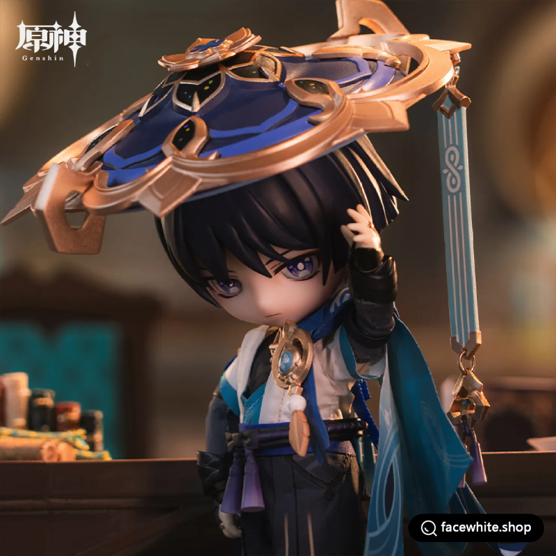 MianBaiYingHua's tweet photo. 原神新商品の予約受付開始！👏
放浪者  1/12スケール着せ替えアクションフィギュア登場！
公式新商品同時発売！気になる方ぜひお見逃しなく！🥰