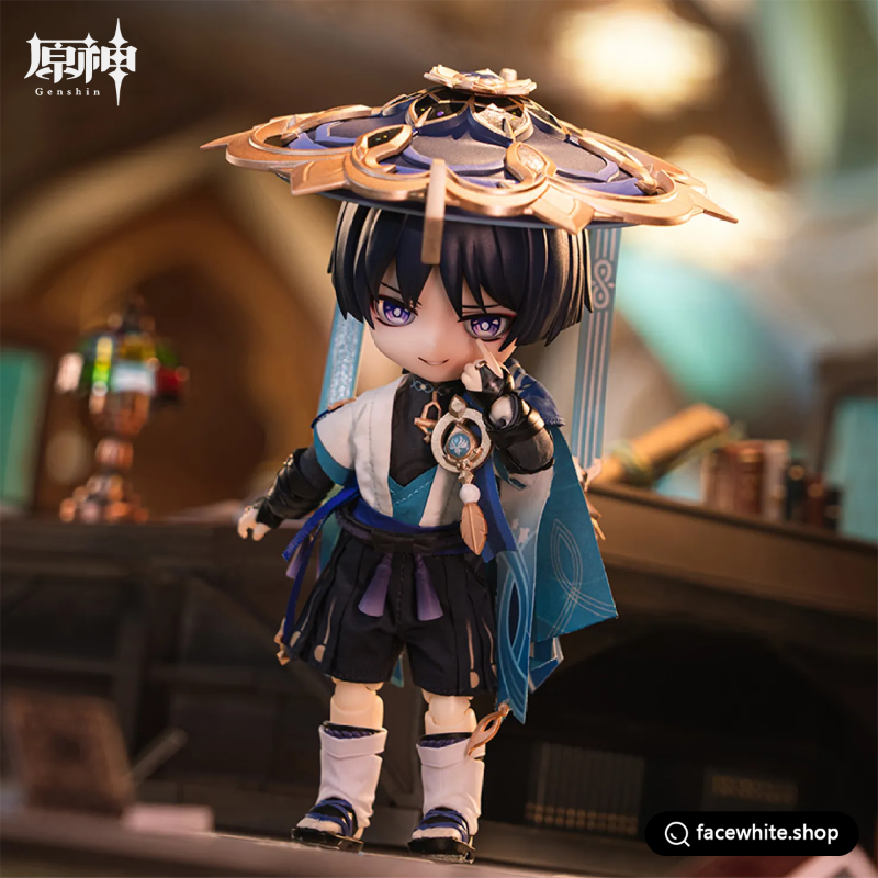 MianBaiYingHua's tweet photo. 原神新商品の予約受付開始！👏
放浪者  1/12スケール着せ替えアクションフィギュア登場！
公式新商品同時発売！気になる方ぜひお見逃しなく！🥰