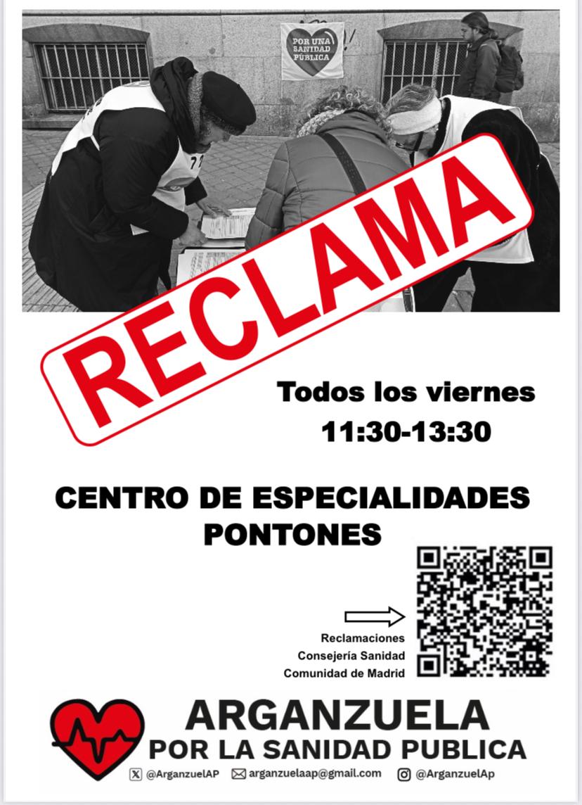 La ciudadanía de Madrid sigue defendiendo su Sanidad Pública, te esperamos.
#SanidadPública