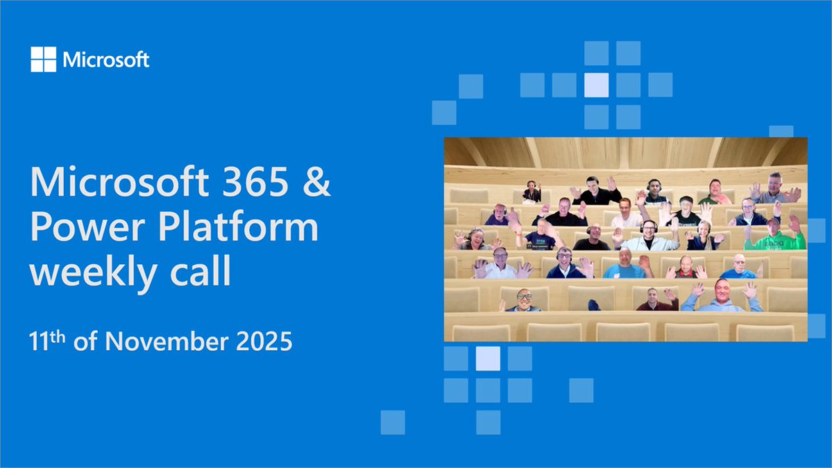 SharePoint's tweet image. 💾 Recording of the #Microsoft365 &amp;amp; #PowerPlatform product updates call 11th of Nov

• The latest news and updates ⚡
• Focus this time on #CopilotStudio and #SharePoint Embedded
• Presented by @paolopia and @spucelik

📺 Watch → msft.it/6019tM2oT