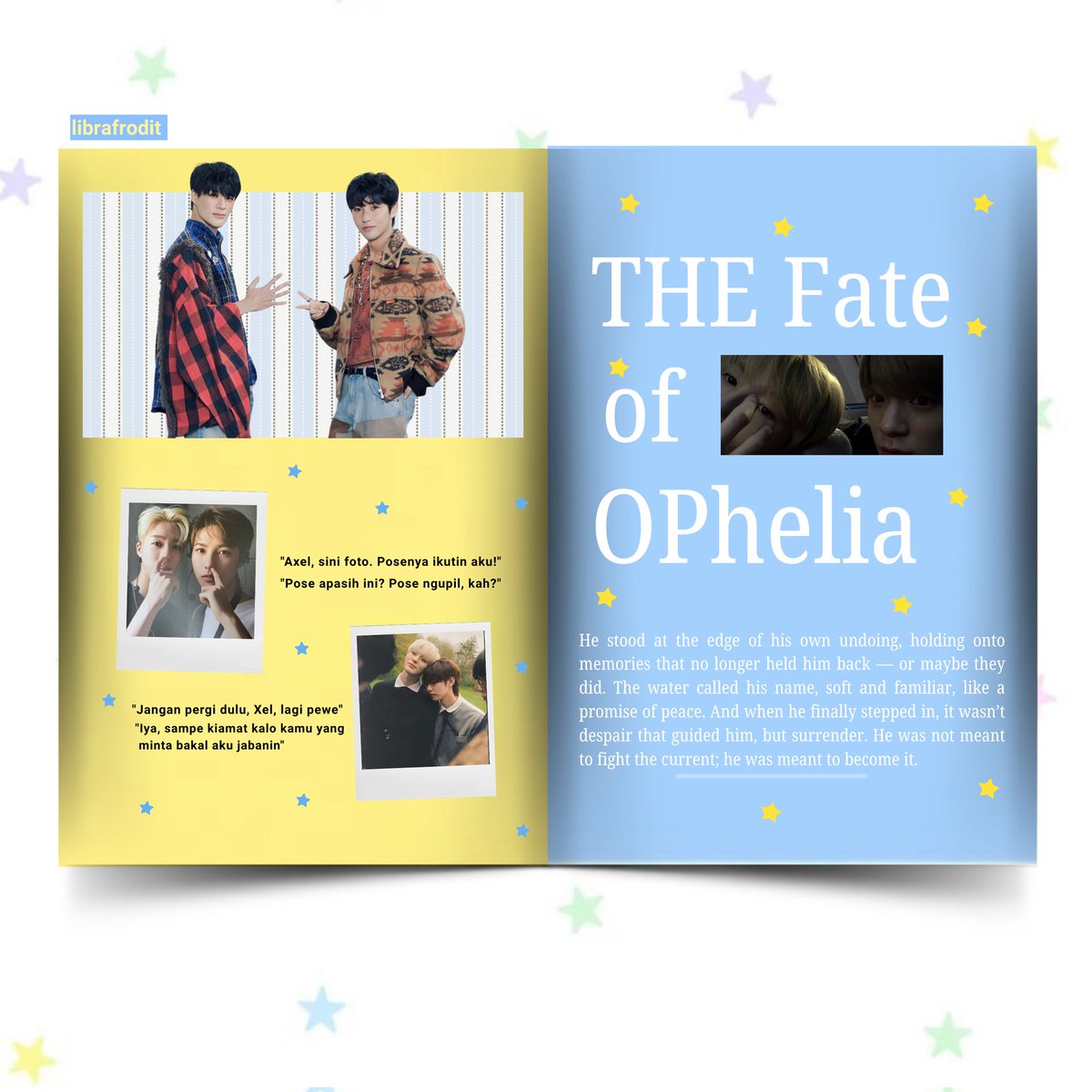 librafrodit's tweet image. THE 𝓕ate of Ophelia
— written by, librafrodit