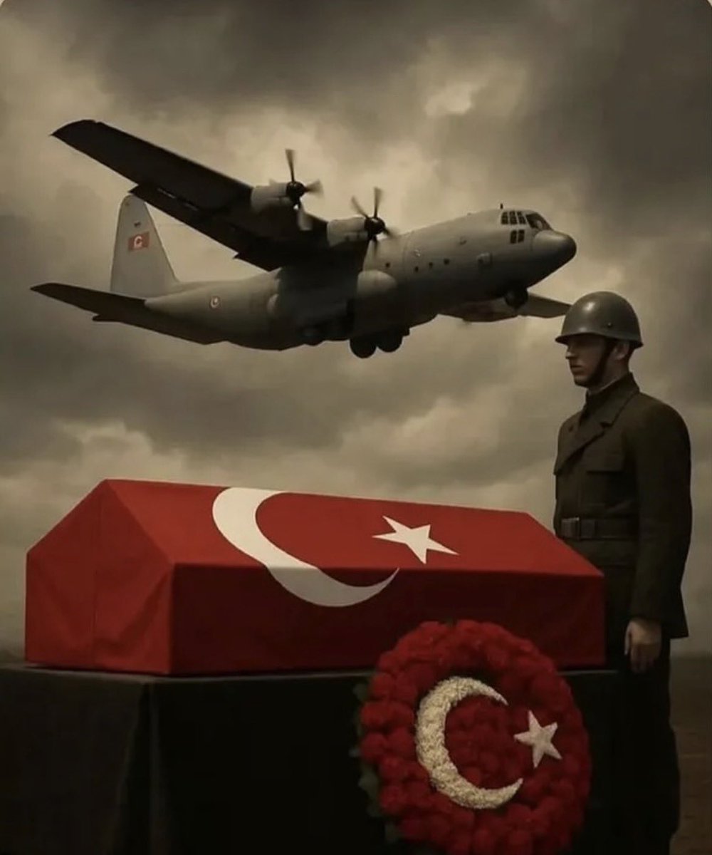 Mehtap_Altan's tweet image. Azerbaycan’dan ülkemiz Türkiye&apos;ye gelirken Gürcistan-Azerbaycan sınırında düşen askerî kargo uçak kazasında şehit olan askerlerimize rahmet diliyorum.