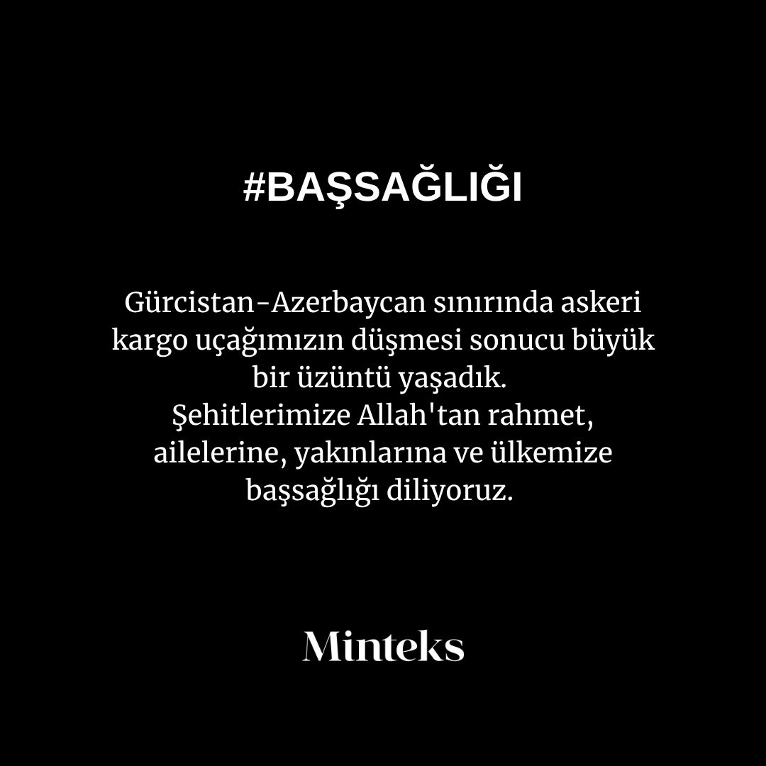 minteks's tweet image. #başımızsağolsun