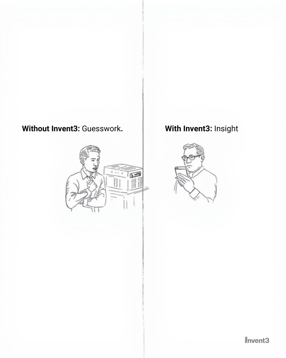 invent3ai's tweet photo. Can you spot the difference between innovation and old habits? 👀

Without Invent3 → stress, guesswork &amp; breakdowns.
With Invent3 → clarity, control &amp; smart performance.
💡 Smarter facilities start here.
#Invent3AI #FacilityManagement #Innovation #IoT #SmartNigeria
Naval Wike https://t.co/5QIMzaBsPq