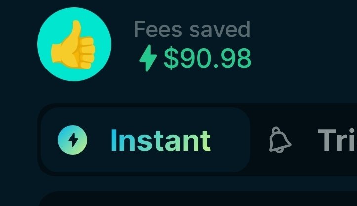 how much have you saved by swapping in <a href="/jup_mobile/">Jupiter Mobile (Trencher Arc ⚡️)</a> app?

me👇