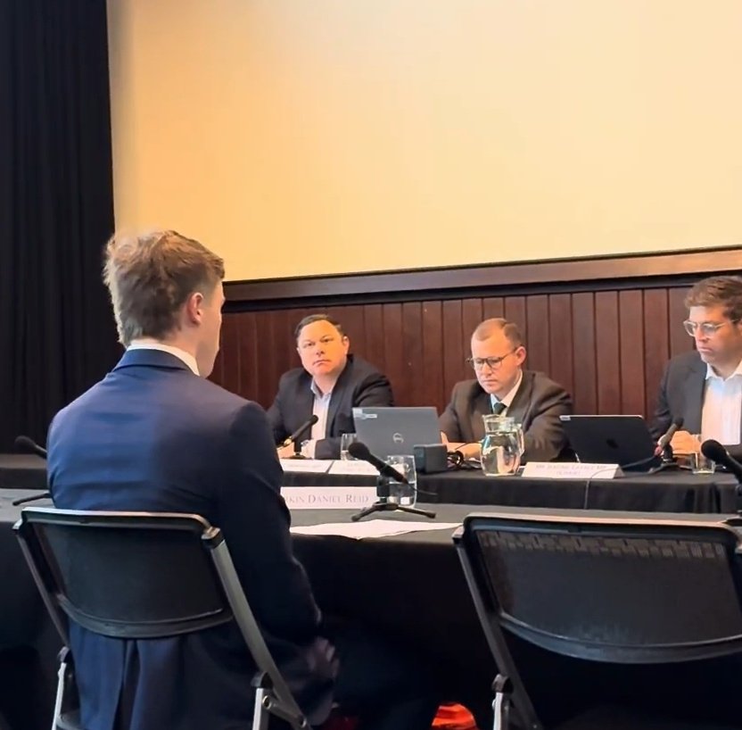 Powerful testimony of the first hand political violence &amp; aggression outlined by former Goldstein Independent MP Zoe Daniel's son, Arkie, to a parliamentary inquiry today.

And how Liberal Tim Wilson <a href="/TimWilsonMP/">Tim Wilson</a> has never condemned any of this - inc from his campaigners #auspol