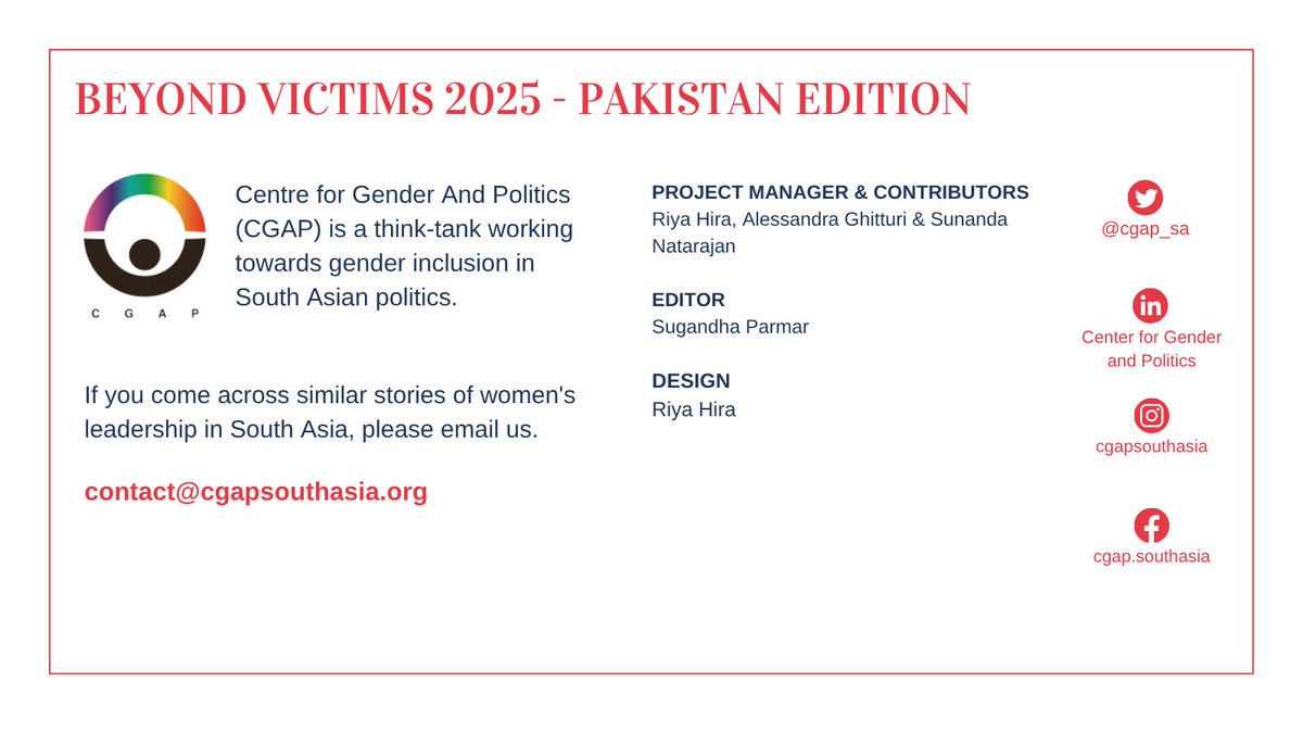 Centre for Gender And Politics (CGAP) tweet media