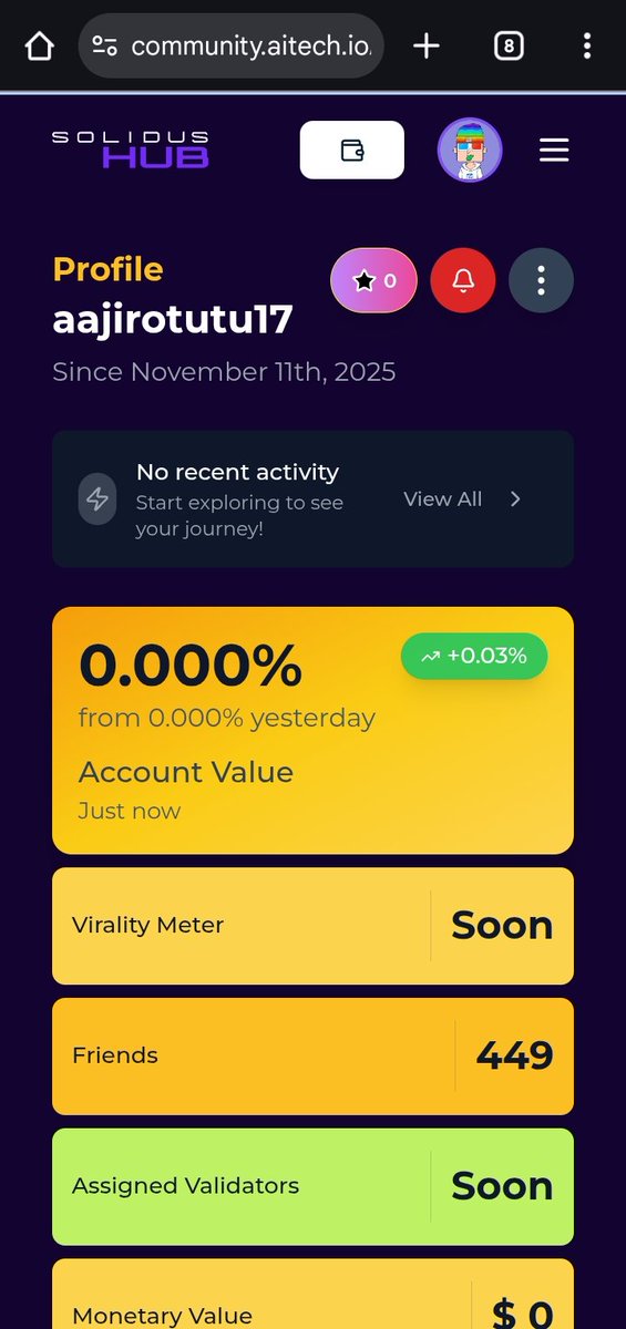 aajirotutu17's tweet image. Linking my X account for easy social mining on @AITECHio social mining V2 hub. This integrates your tweets directly into the hub, turning every post into potential rewards. 
No more siloed socials – Web3 style! #SolidusHubV2