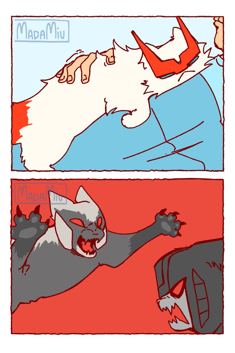 mada_mada_miu's tweet image. Lost Light Cat Shelter 4: The Lives We Lived
pages 4-5 #mtmte