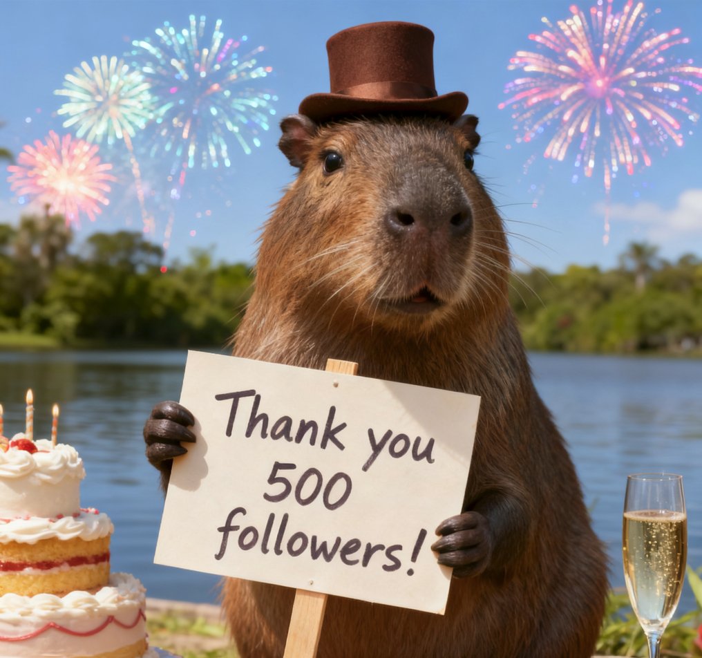 capytalmgmt's tweet image. Thank you for following! The mission to promote capybara continues!
