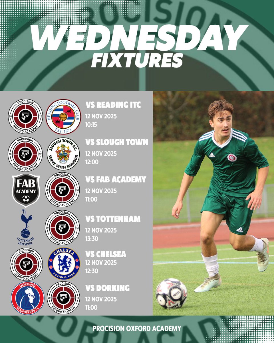 🚨MATCHDAY🚨

Plenty of action across the leagues today, best of luck to all of those involved💪

LETS GO⚽️