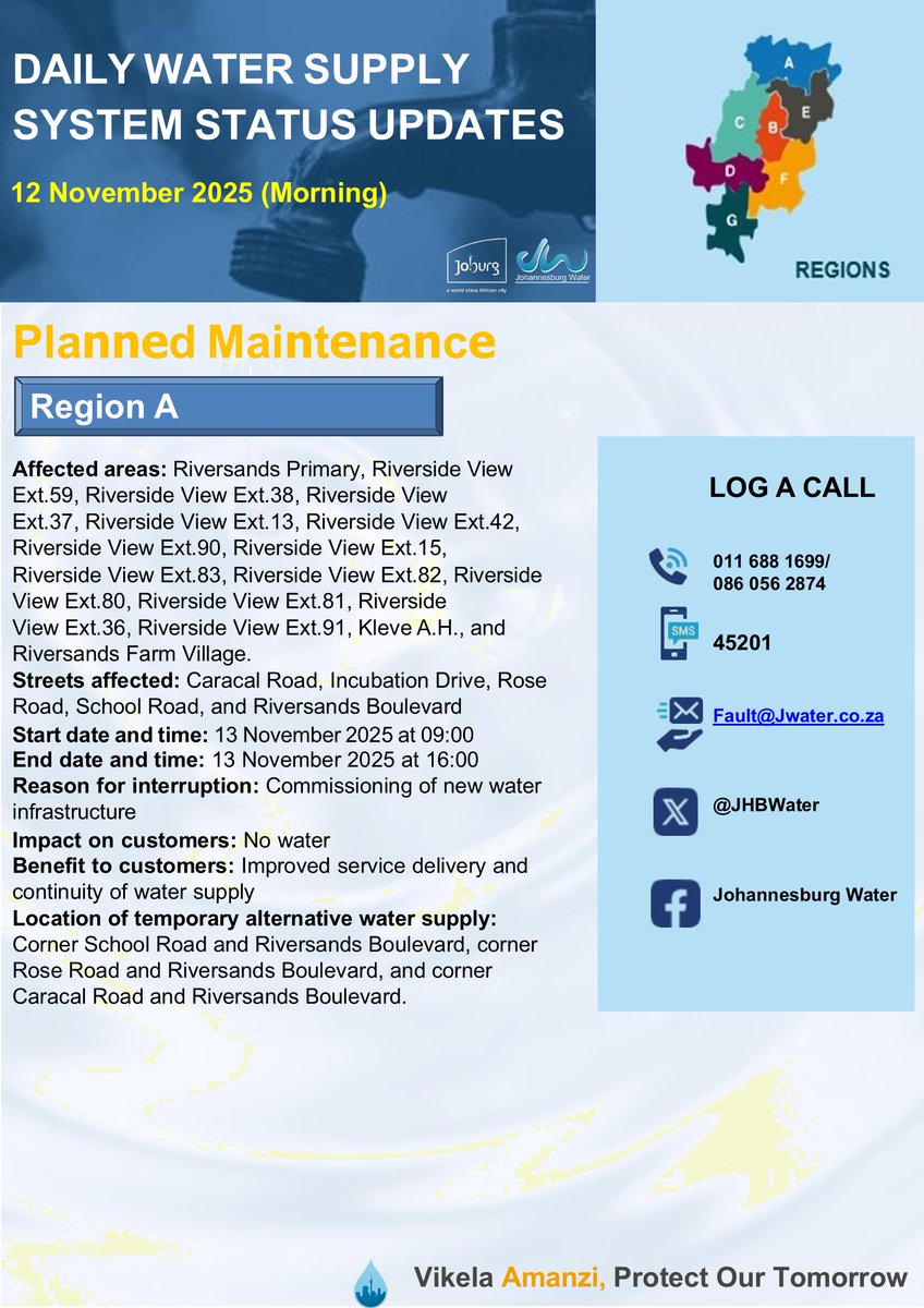 Johannesburg Water tweet media