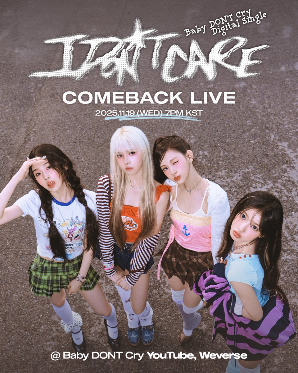 𝐈 𝐃𝐎𝐍𝐓 𝐂𝐀𝐑𝐄' 𝐂𝐎𝐌𝐄𝐁𝐀𝐂𝐊 𝐋𝐈𝐕𝐄 2025.11.19 (Wed