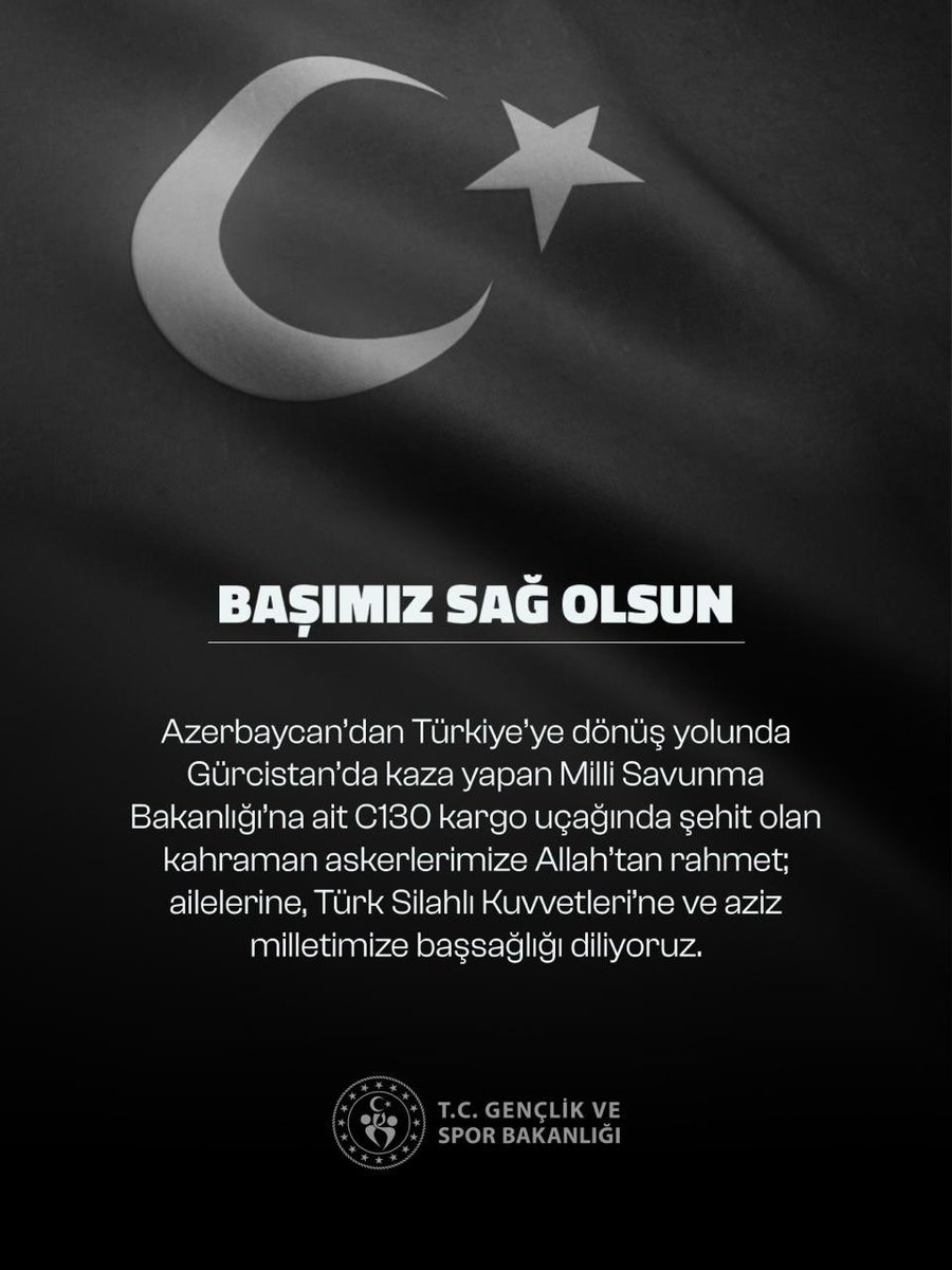 Başımız sağ olsun…🇹🇷