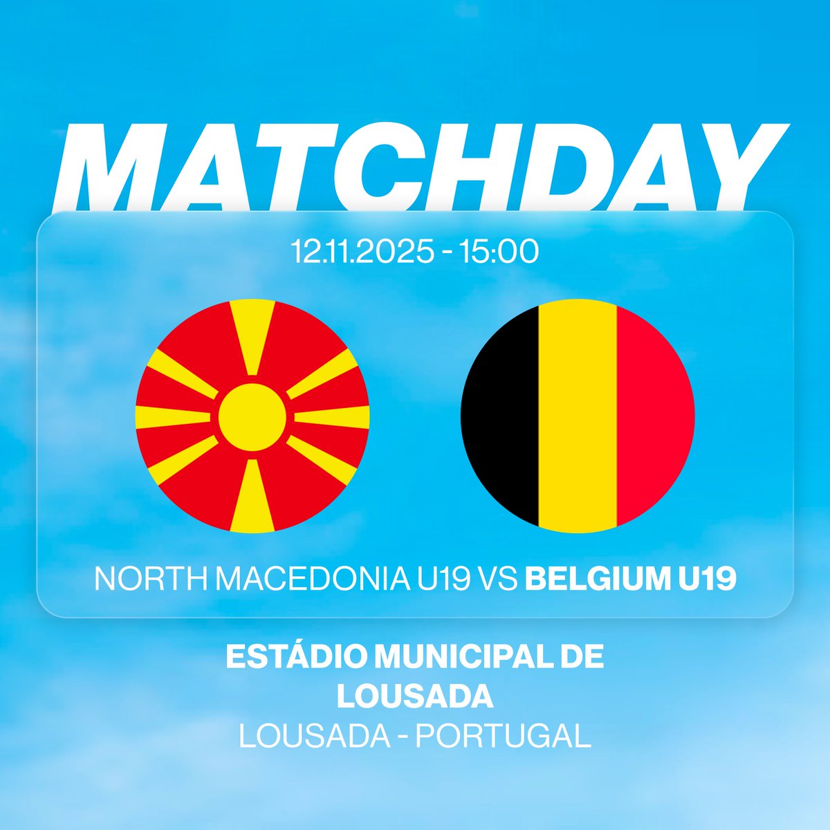 MATCHDAY
📺: ?

#U19EURO