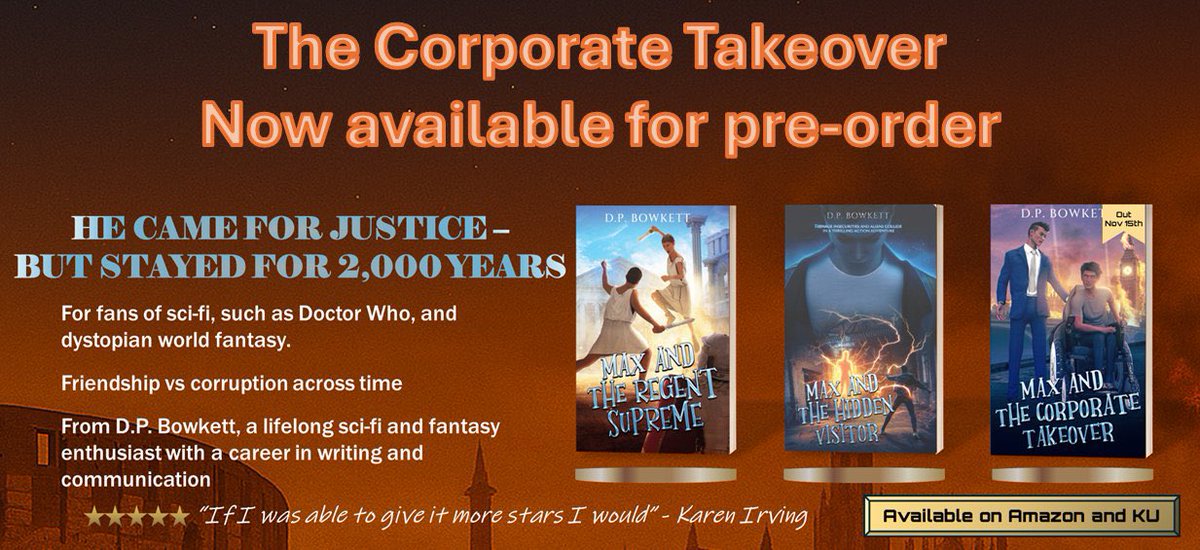 <a href="/booksbyJeanneR/">Jeanne Roland</a> <a href="/LaylaHawke2/">Layla Hawke, author</a> <a href="/tristanbtaylor/">Tristan B Taylor</a> <a href="/jgmacleodauthor/">J.G. MacLeod</a> <a href="/AikinNorb/">Norb Aikin</a> <a href="/GhostThe50178/">Ghost of Thaddeus Arjuna, a Scribe with tidy typos</a> <a href="/africanraingod/">J. R. Martin</a> <a href="/ANelsonLMPotter/">A. Nelson & L.M. Potter, award-winning authors</a> <a href="/ninsthewriter/">Nina Romano</a> <a href="/RaelleLogan1/">RAELLE LOGAN, ROMANCE NOVELIST, HISTORICAL/PIRATES</a> <a href="/SPOFarrell3/">S.P. O’Farrell</a> <a href="/MaryLSchmidt/">Mary L Schmidt aka #SJackson</a> <a href="/Kellyrei007/">Kelly Miller, Amazon Best-Selling Author 💜🐶🐎</a> <a href="/ChaunceyMcG_/">Chauncey McGlathery</a> <a href="/DavidDunham_DC/">David Dunham</a> <a href="/ravaghi/">Noosha Ravaghi</a> <a href="/MQuigley1963/">Melisa Quigley Author</a> <a href="/CTHackett/">Chase Taylor Hackett🏳️‍🌈</a> <a href="/Tanyawarren/">Tanya Warren - Bitzas</a> <a href="/ta_welton/">Tammy Welton</a> <a href="/NinaKindred/">Terri Dixon Publications</a> <a href="/VanitaHork/">Vanita Shukla Hork</a> <a href="/mulenga_a/">k.a.mulenga_writer</a> <a href="/Albay3037/">Alan Bayles</a> <a href="/M_Cobbett71/">M.G. Cobbett (Writer/Reader/Reviewer) - see cover</a> <a href="/WilChanWrites/">Wil Chan</a> <a href="/kampungkreepy/">Yin Leong</a> <a href="/AuthorPiro/">Jessica Piro</a> Thanks, Jeanne 🧡🧡🧡

<a href="/SilverJames_/">Silver James</a> <a href="/jas_phoenix333/">Jas Phoenix</a> <a href="/jordana_greene/">Jordana Greene 🌸 Writing 🐺🐾🐿️🐻🦊</a> <a href="/impoliticpolit/">Hope Fields, JD.</a> 

Only a few days to go