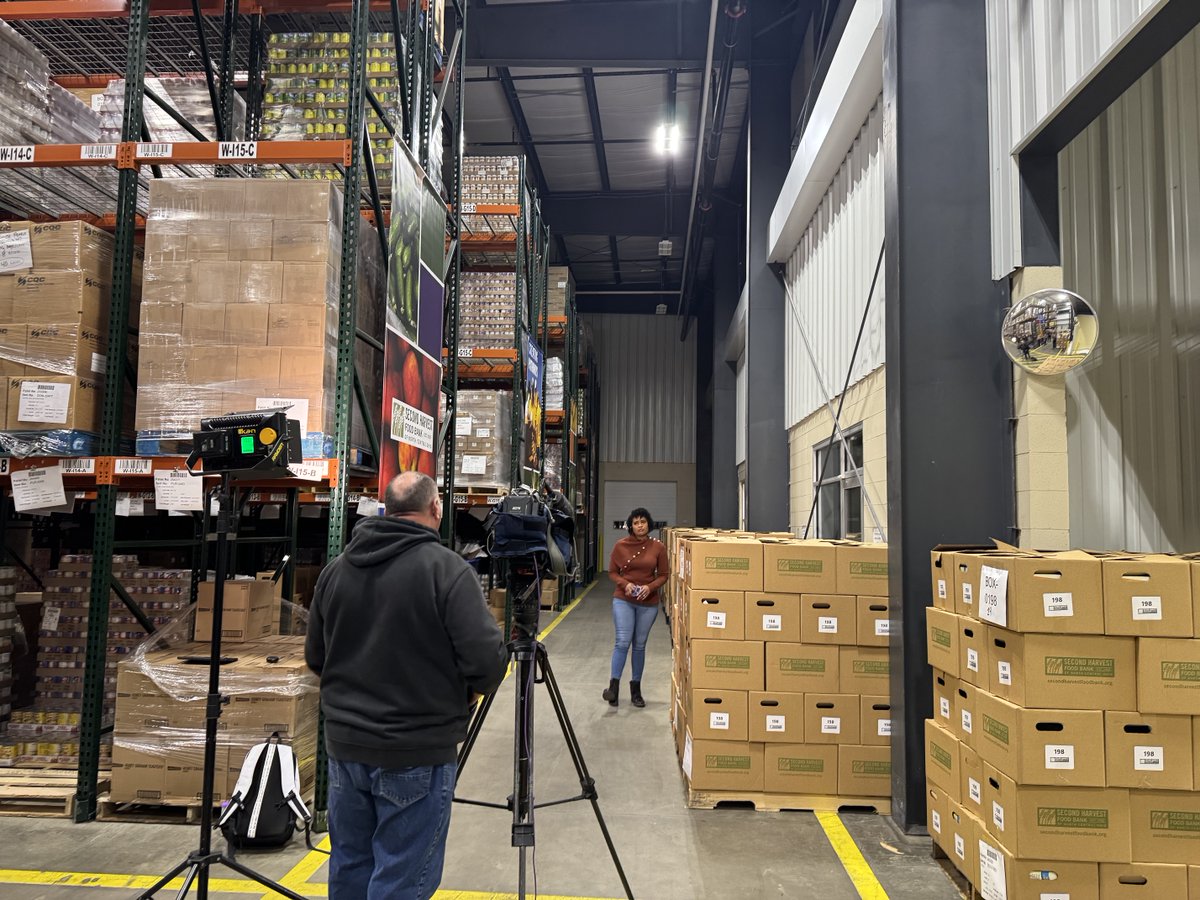 Going LIVE with <a href="/WEWS/">News 5 Cleveland</a> &amp; <a href="/TiffanyTarpley/">Tiffany Tarpley</a> this morning! Discussing Second Harvest's Emergency Response to the government shutdown and the need we are still seeing in our community.