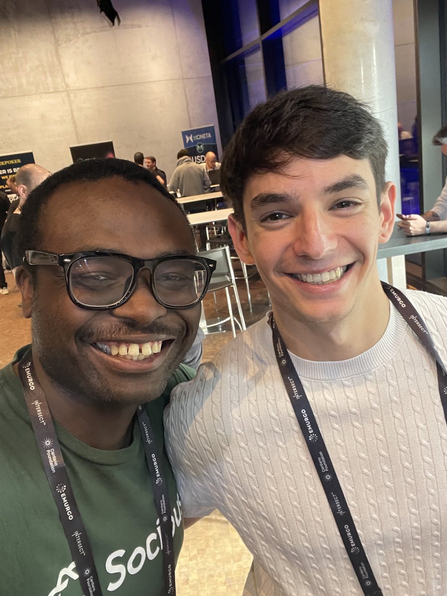 TarhJoshua's tweet photo. Currently at the Cardano Summit Berlin. I just went via the @STORM_Partners booth 🔥 https://t.co/iLJQv8QTqQ