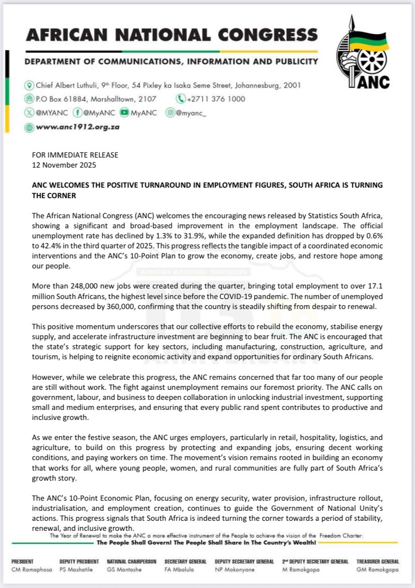 ANC SECRETARY GENERAL | Fikile Mbalula tweet media