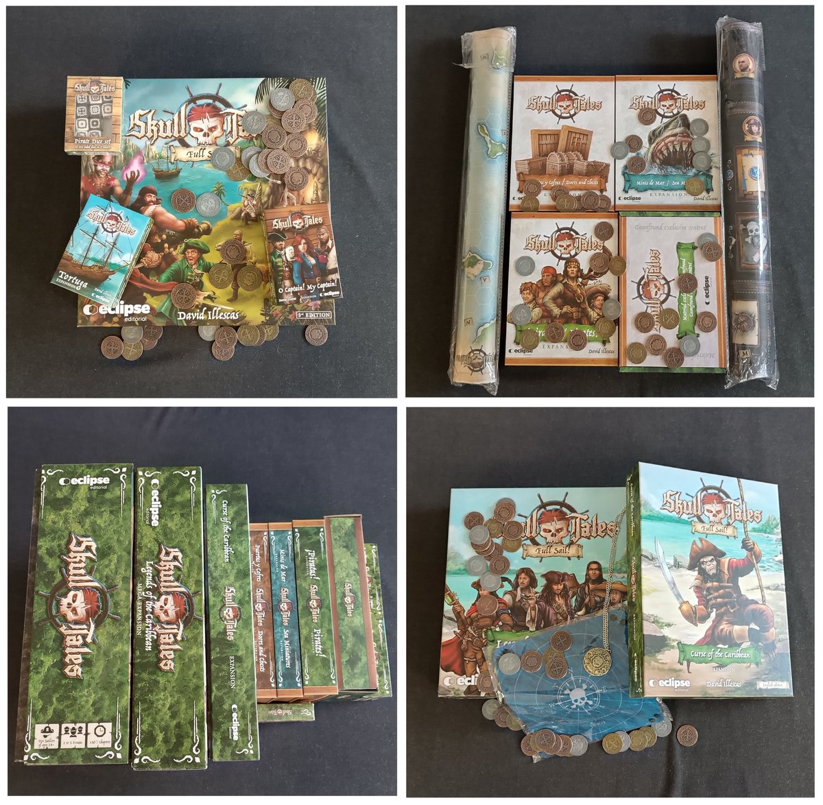 EclipseEditoria's tweet image. Skull Tales - ¡A toda vela! y sus expansiones
¿Quieres ver cómo han quedado las muestras de producción? 👀
gamefound.com/es/projects/dr…
Todavía puedes reservar en el Late Pledge
🎁¡No te quedes sin tus extras exclusivos! 🎁
@SkullTales #AtodaVela #PirateCrawler #Juegosdemesa