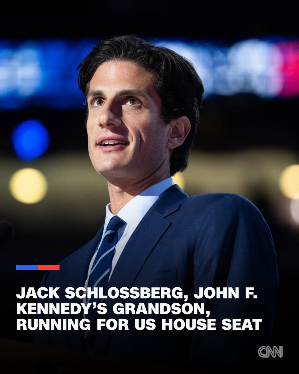 Jack Schlossberg, JFK's grandson, is running as a Democrat to replace retiring New York Representative Jerry Nadler cnn.it/4qR13mJ