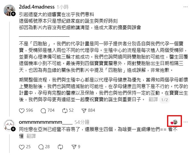 異性戀也有人代孕，但只有男同喜歡用性向當擋箭牌。