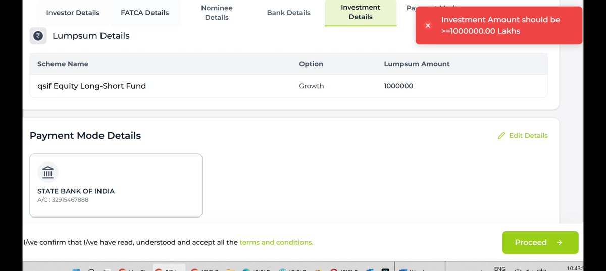Konark1979's tweet photo. #qsif #MutualFunds #investments #Quant #viral

I salute the developer of QSIF. An investment fund not ready to take the investment . I think the fund is on a long-short break from accepting investment 🤷‍♂️. It's just short of logic 😂 https://t.co/2of1jmNTha