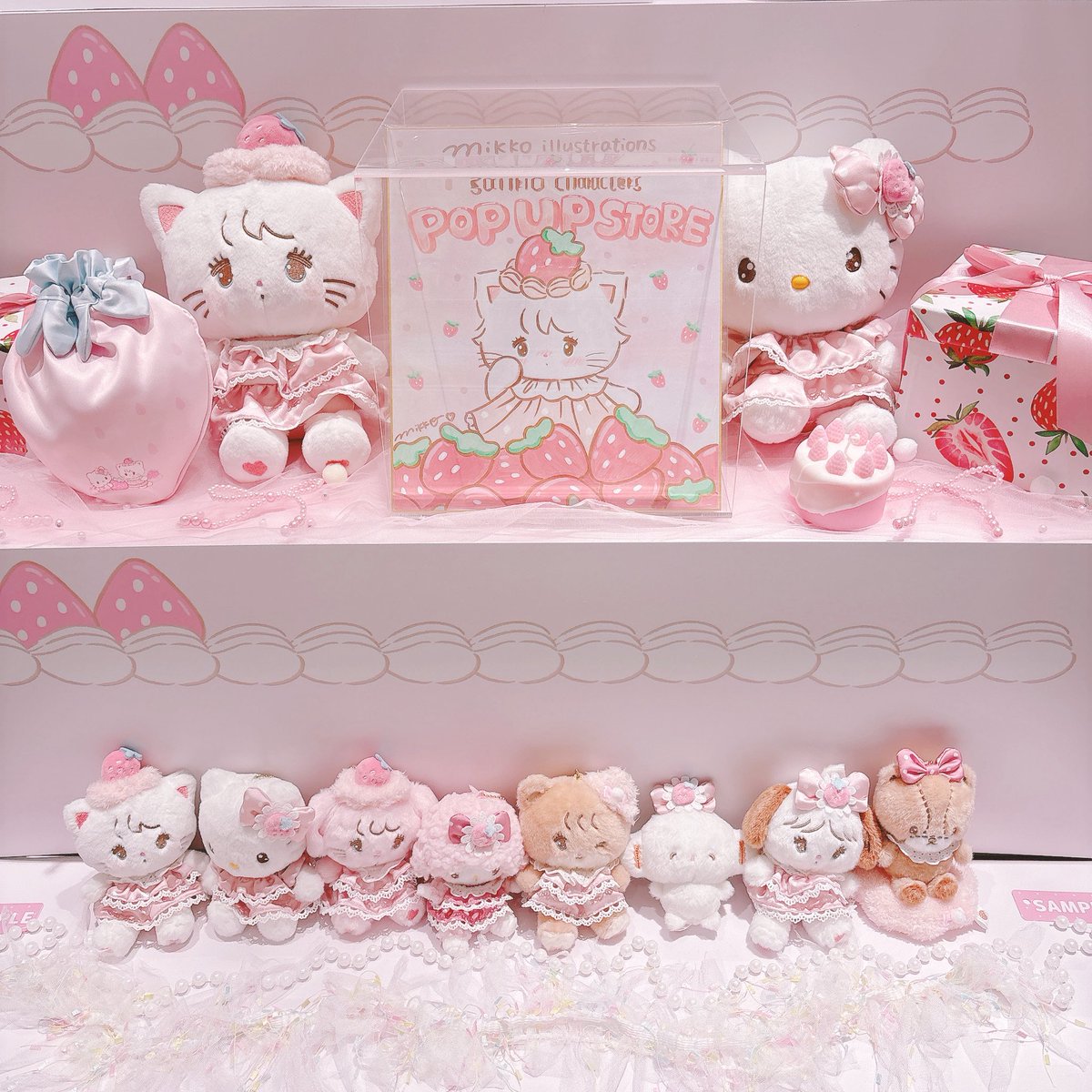 haribodaisuki21's tweet image. mikkoとサンリオコラボのポップアップショップに行ってきました！
ラテをお迎え🧸🩷みんな可愛かった☺️
#mikko #サンリオ