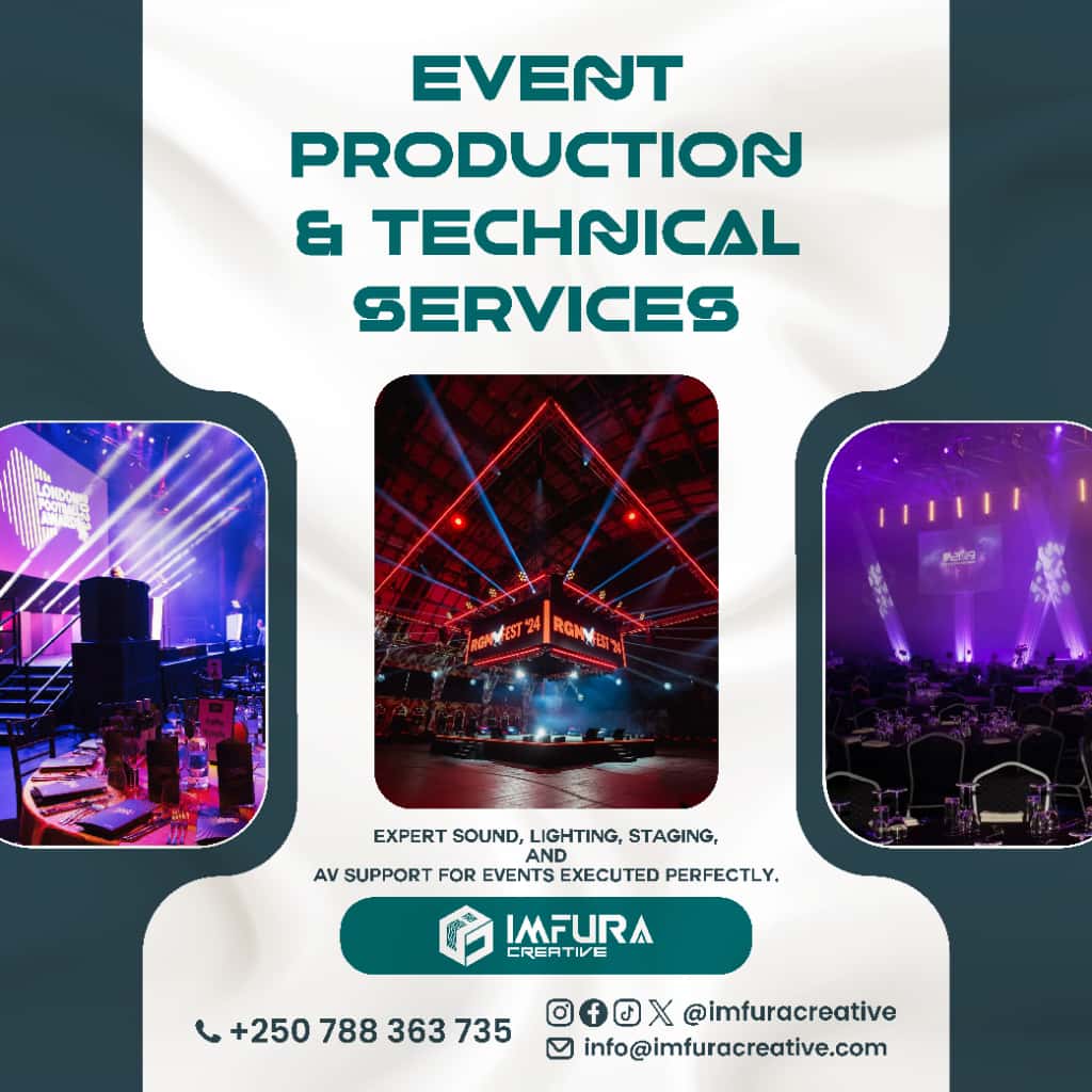 ImfuraCreative's tweet image. Lighting, Sound, Stage, Experience --all powered by Imfura.
#imfuracreative #productionexcellence #technicalexperts