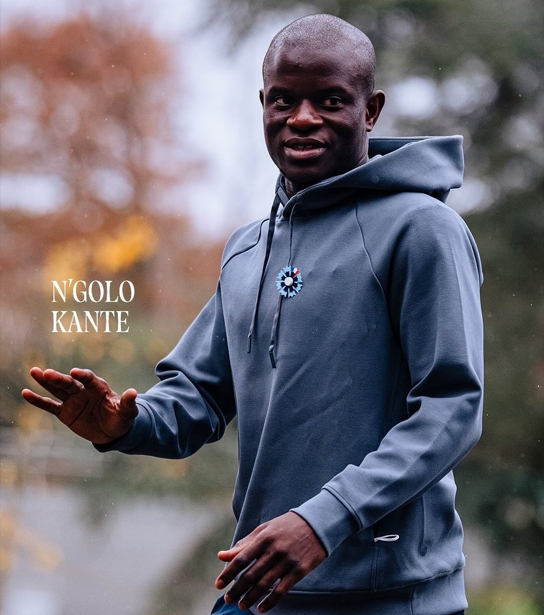 rashad17_'s tweet photo. While half of the football fans are mad about international break, 
The other half is just happy about n'golo kante's return https://t.co/793k4SsS47