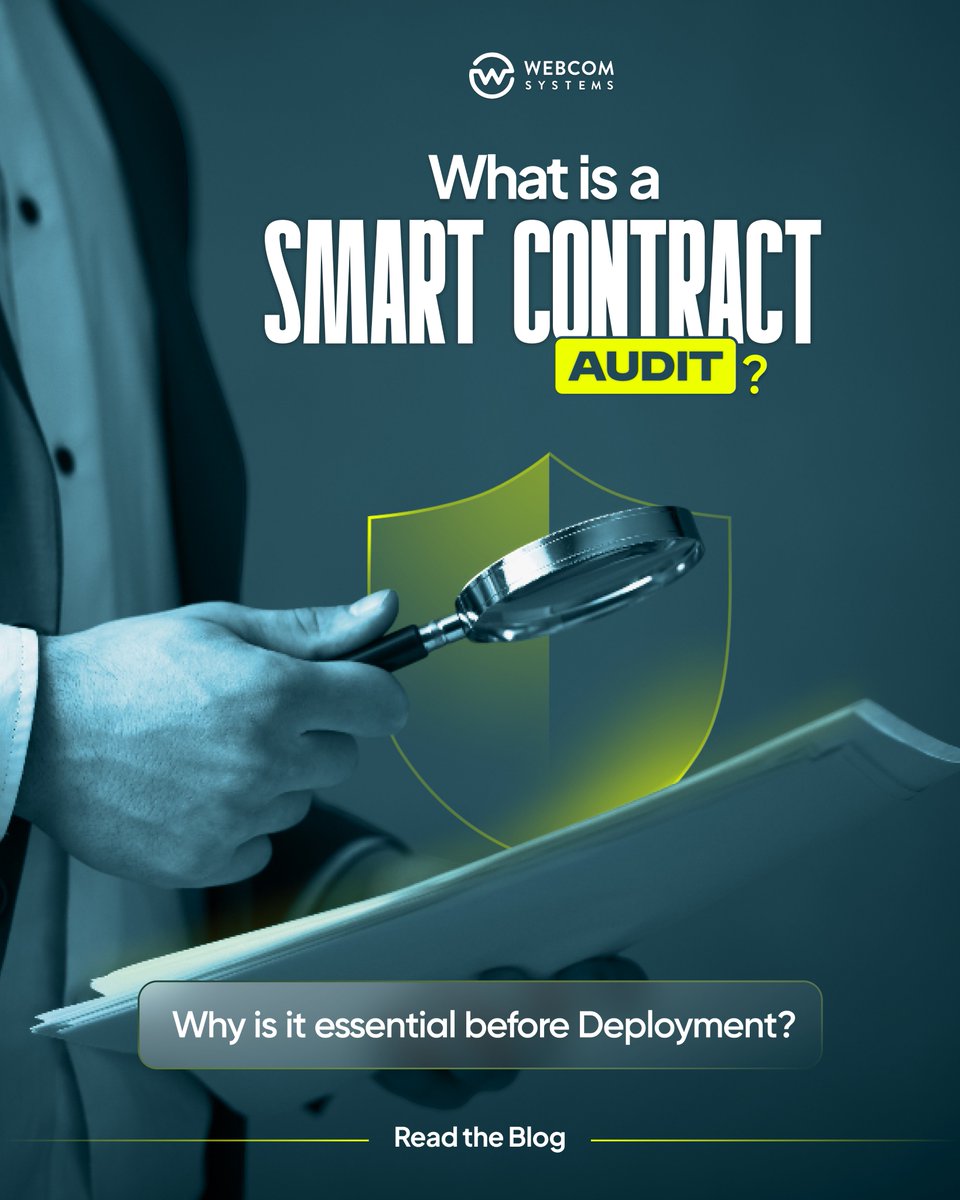 WebcomSystemsAU's tweet image. 𝐖𝐡𝐚𝐭 𝐈𝐬 𝐚 𝐒𝐦𝐚𝐫𝐭 𝐂𝐨𝐧𝐭𝐫𝐚𝐜𝐭 𝐀𝐮𝐝𝐢𝐭 𝐚𝐧𝐝 𝐈𝐦𝐩𝐨𝐫𝐭𝐚𝐧𝐜𝐞 𝐁𝐞𝐟𝐨𝐫𝐞 𝐃𝐞𝐩𝐥𝐨𝐲𝐦𝐞𝐧𝐭

🌎 bit.ly/3JUh6iO

#smartcontractaudit #blockchainsecurity #webcomsystems #cryptosafety #defisecurity #blockchainaudit #smartcontracts #digitalassets