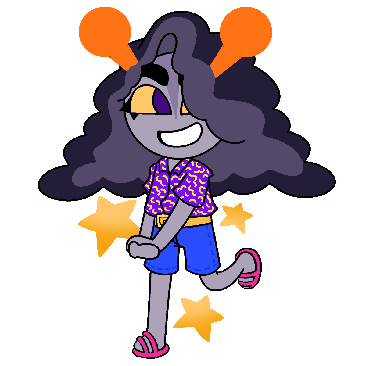 itty bitty oc collection. the purples belong to <a href="/GalaxyMooing/">helen 🐮✨🌃</a>