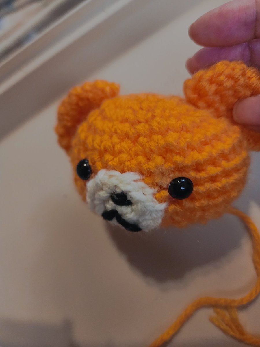 くまさんのお顔ฅ▽・ᴥ・▽ฅ
出来た( *˙ω˙*)و ｸﾞｯ!