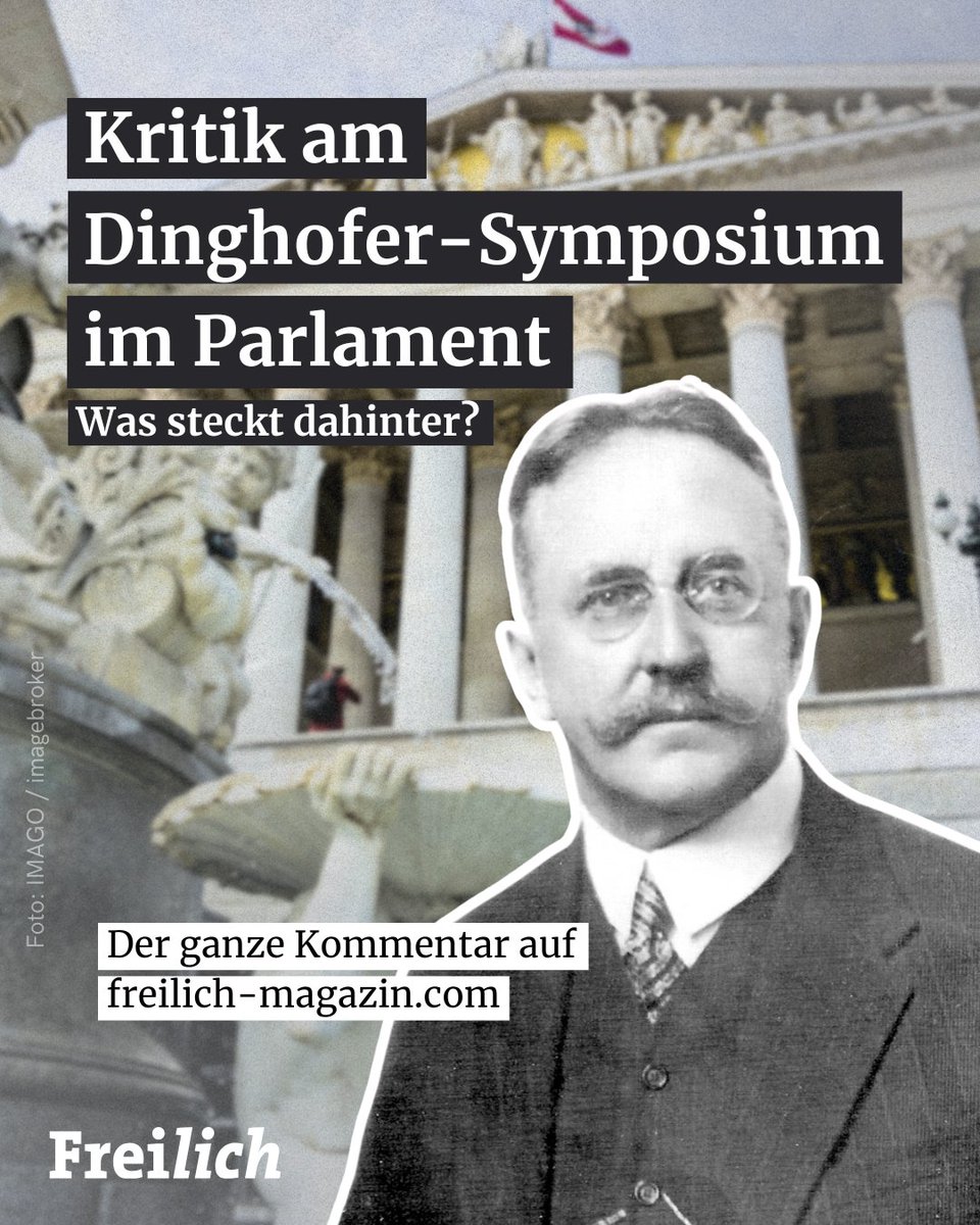 📜 Dinghofer-Symposium: Linke Historiker verdunkeln nationales Erbe

✍🏻 Österreich ehrt einen Pionier der Ersten Republik, diffamiert ihn aber gleichzeitig als „Antisemiten“. <a href="/WalchFabian/">Fabian Walch</a> im Schlagabtausch um Wahrheit und Freiheit.