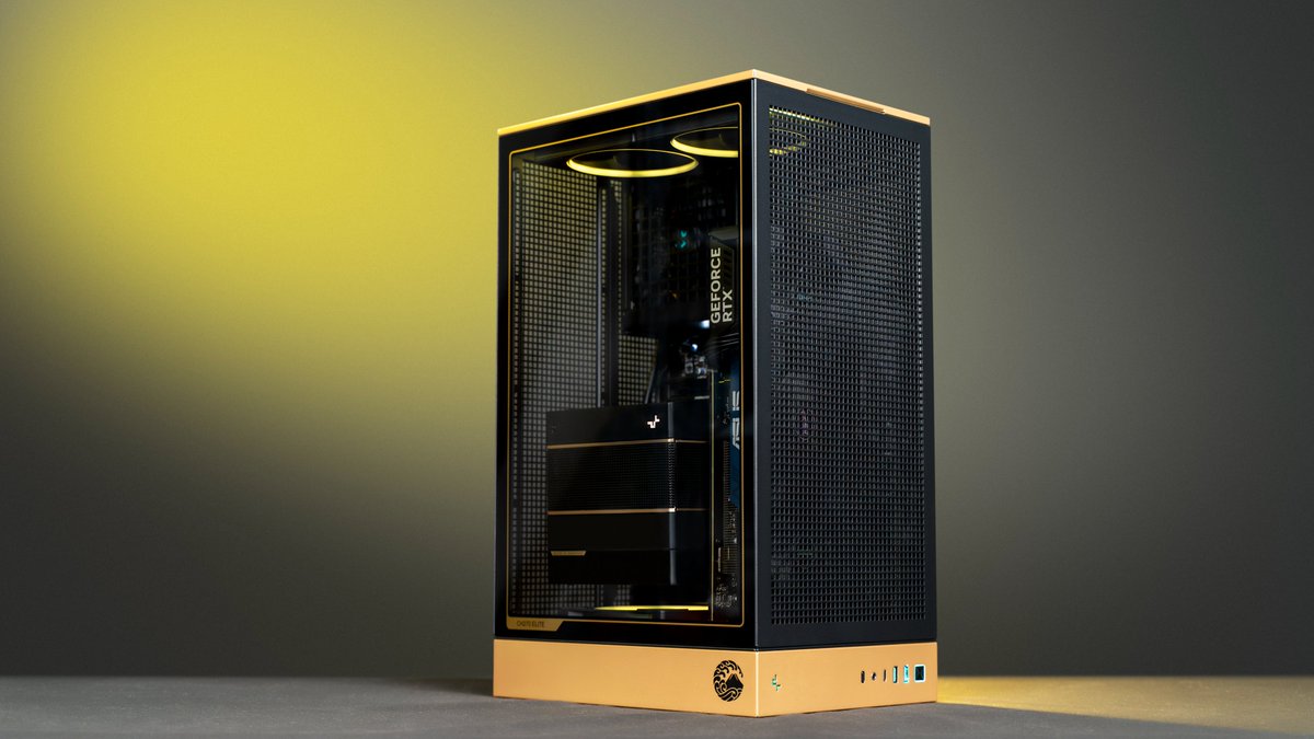 DEEPCOOL CH270 ゴールド限定版 部屋がゴールドに染まる瞬間…✨ #DeepCool #ASSASSINVCELITE #CH270