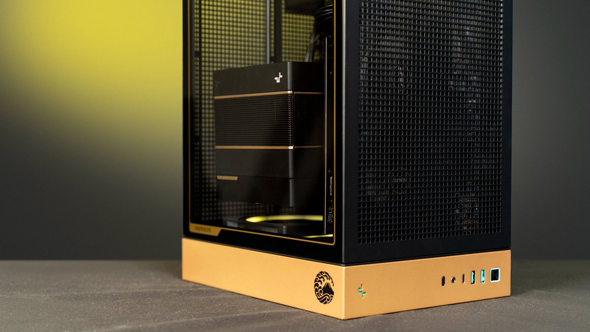 DEEPCOOL CH270 ゴールド限定版 部屋がゴールドに染まる瞬間…✨ #DeepCool #ASSASSINVCELITE #CH270