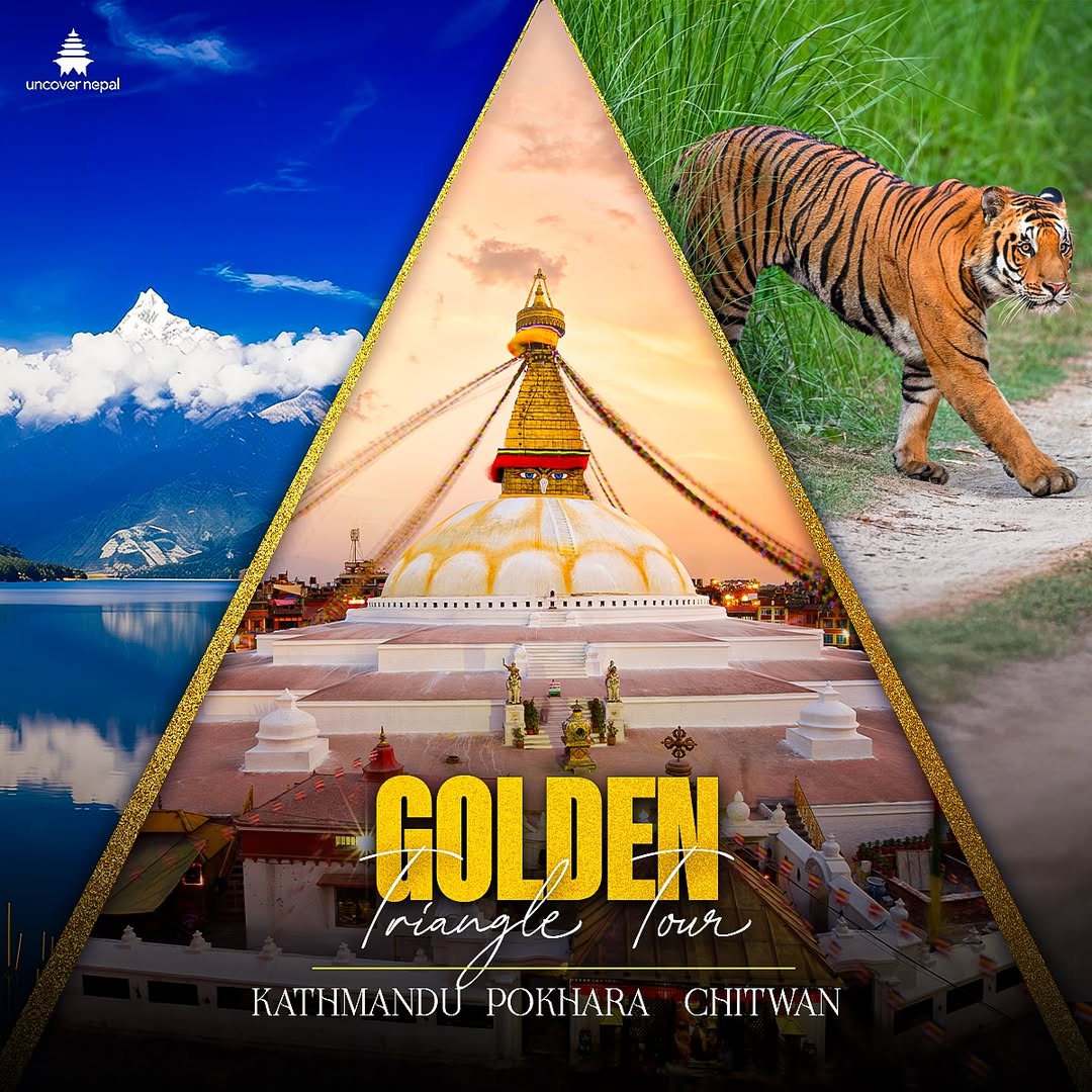 UncoverNepal's tweet photo. Temples. Lakes. Jungles. 
The Golden Triangle Tour — Nepal’s soul in one loop.

#uncovernepal #travelnepal https://t.co/126g55Am4s