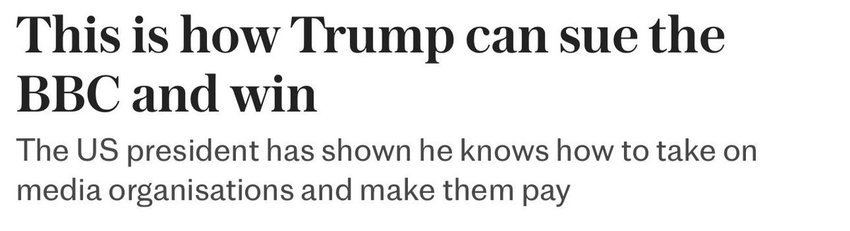 The Telegraph appearing to side with a foreign President over British licence fee payers