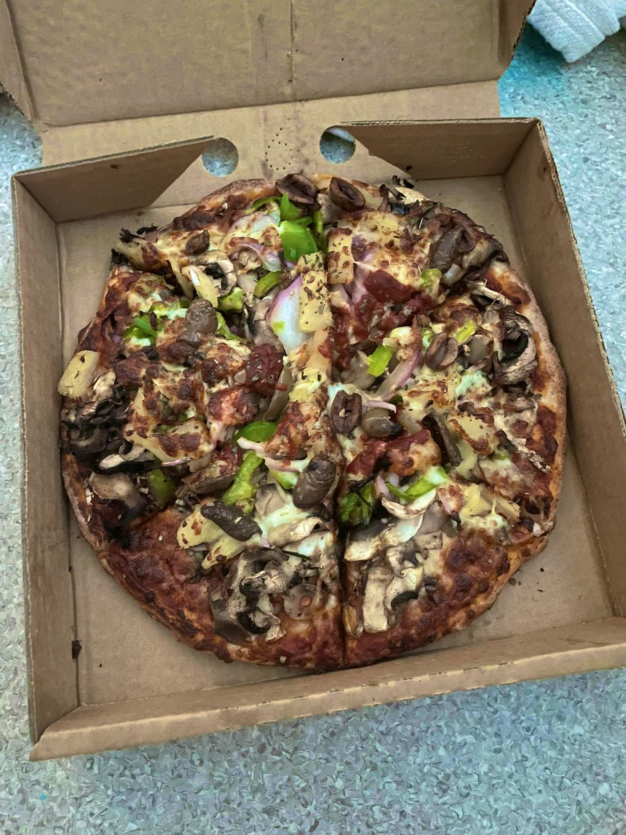 12/11/25- PIZZA!!! recovery rocks.