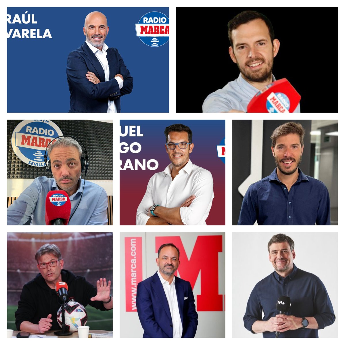 🎺 GO!! 
 
👨🏻‍🎓 <a href="/Amaro_DelArco/">Javier Amaro del Arc</a>

👨🏻‍🎓 <a href="/jlianodesmarque/">Jorge Liaño</a> 

 👨‍🎓 <a href="/latigoserrano/">Miguel Serrano</a> 

👨🏻‍🎓 <a href="/PabloPintoDAZN/">Pablo Pinto</a> 

👨🏻‍🎓 <a href="/DBR8/">David Bernabeu Reverter</a> 

👨‍🎓 <a href="/emcontrerass/">Emilio Contreras</a> 

👨‍🎓 <a href="/Rsierraplus/">Ricardo Sierra</a> 

 👨🏻‍🏫 <a href="/raulvarelar/">Raúl Varela</a>

…y CONTIGO, si usas el hashtag #latribu o mandas nota de audio al 628 26 90 92