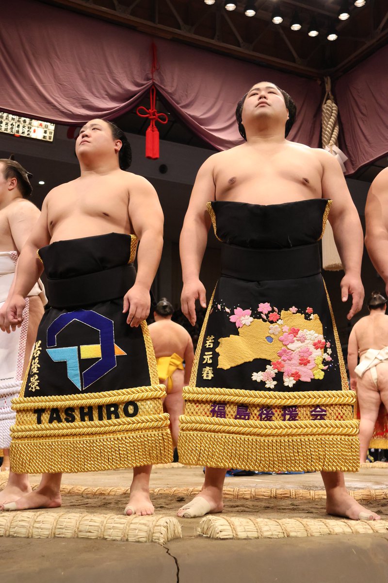 四日目の様子＞ 幕内土俵入り 若隆景 若元春 荒汐部屋 #sumo #相撲 #十