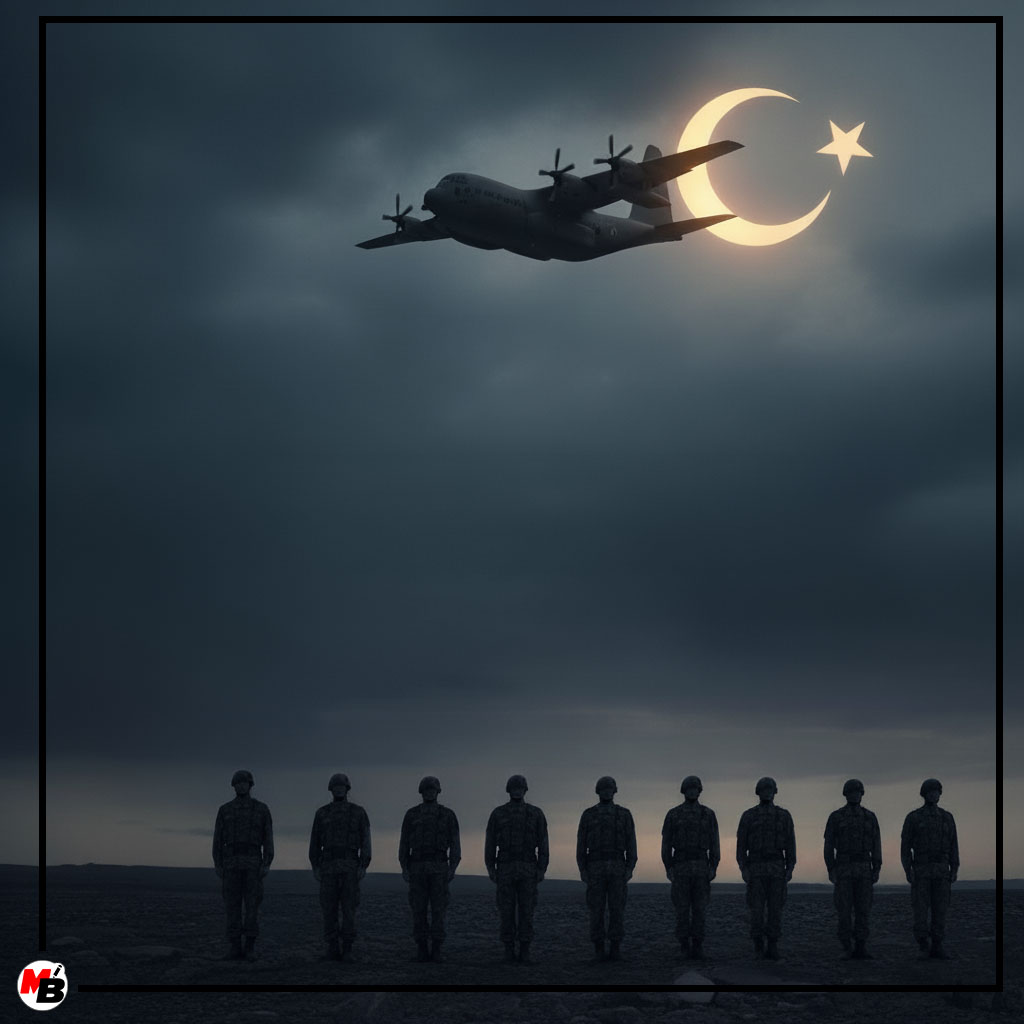 Başımız Sağ Olsun!

C-130 askeri kargo uçağımızın düşmesi sonucu şehit olan kahraman askerlerimizin acı haberini derin bir üzüntüyle öğrendik. Vatan uğruna şehadet mertebesine ulaşan evlatlarımıza Allah'tan rahmet diliyoruz.

Şehitlerimizin kederli ailelerine, yüce milletimize ve