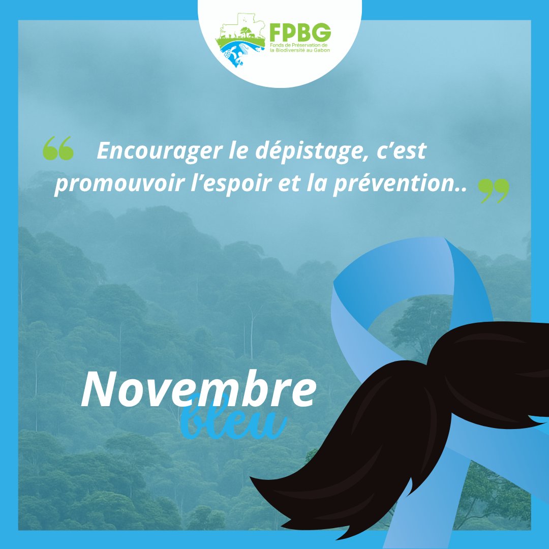 Protéger la vie, c’est aussi préserver la biodiversité.
En ce mois de Novembre Bleu, le FPBG rappelle que la santé de l’homme et celle de la planète sont intimement liées.

📷 #NovembreBleu #FPBG #SantéEtBiodiversité #Prévention #GabonDurable