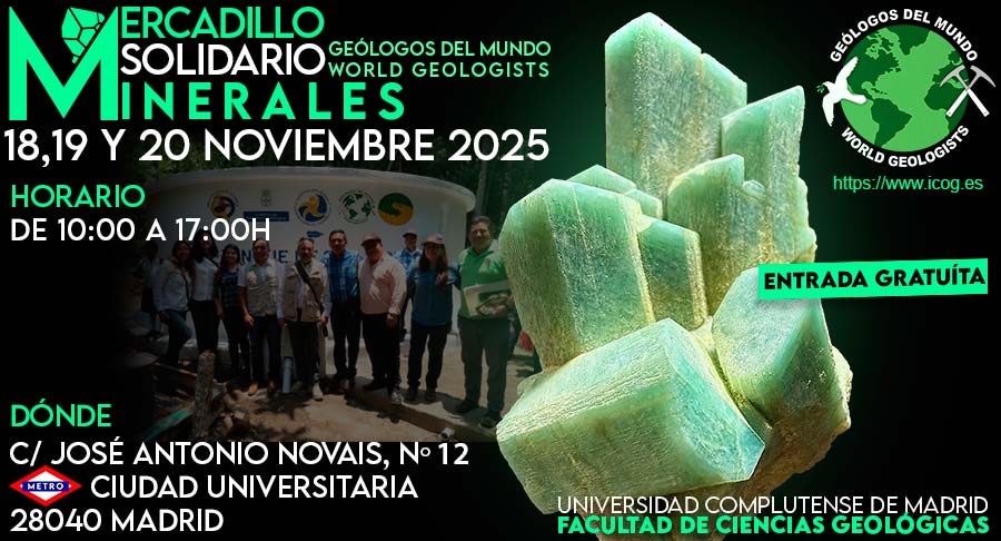 Tenemos Mercadillo Solidario en el Hall, organizado por <a href="/Geologos_Mundo/">Geólogos del Mundo</a> . 🗓️ ¿Cuándo? 18, 19 y 20 de noviembre  📍 ¿Dónde? El Hall de nuestra Facultad.